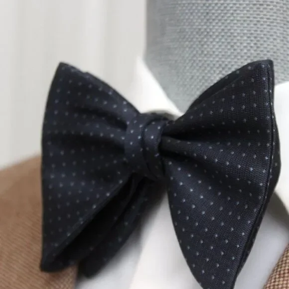 Men's Self tied‎ Bow Tie Silk Big Butterfly Bow tie S542 Christmas Gift